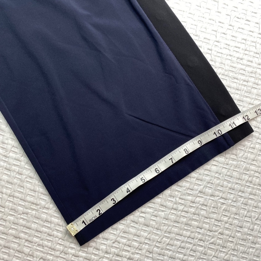 Athleta Gramercy Track Pants Navy Blue Sz 12 - Picture 15 of 16